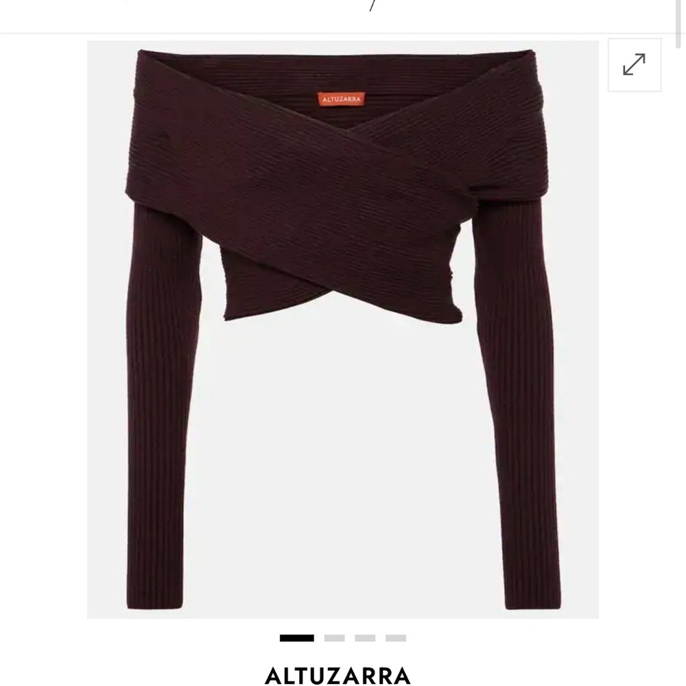 Altuzarra Womens Virginie Sweater - Black Size Medium NWT‎ $795 New Sexy - Picture 4 of 16